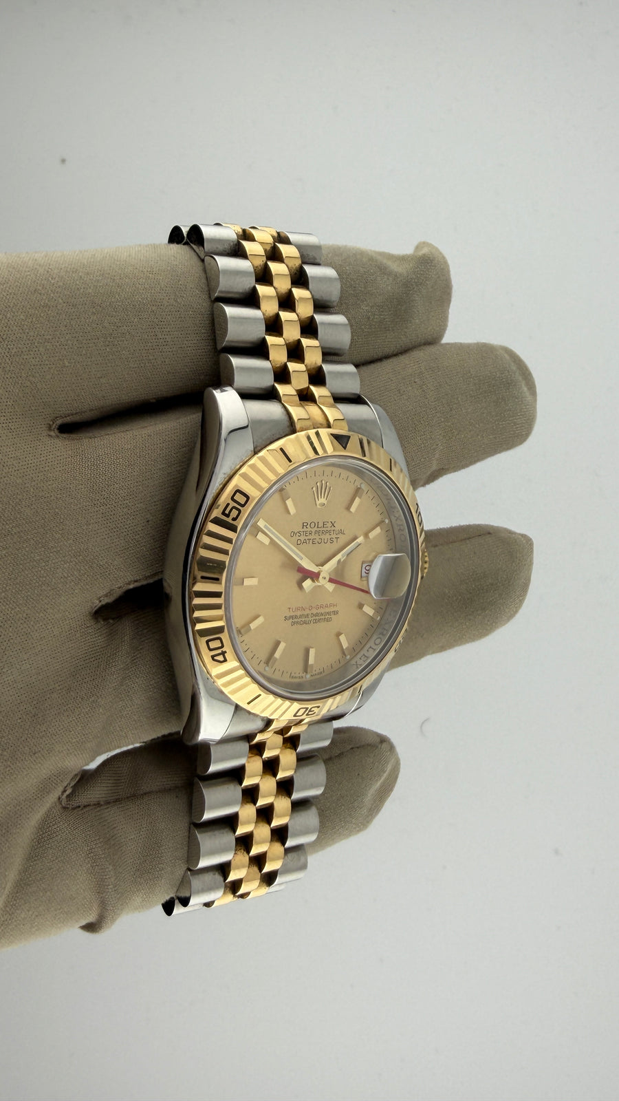 2014 Rolex Date-Just Turn-O-Graph 116263 (Watch,Card,Box & Booklets) - Image 4