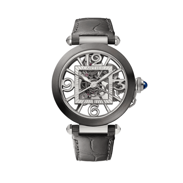 Cartier Pasha Skeleton Leather 41mm