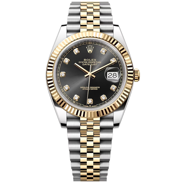 Rolex Datejust Black Two-Tone 41mm - Image 1