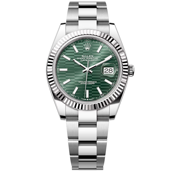 Rolex Datejust Green Steel 41mm