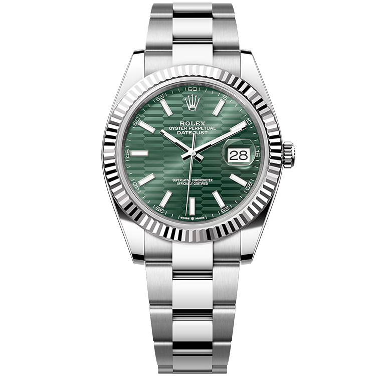 Rolex Datejust Green Steel 41mm - Image 1