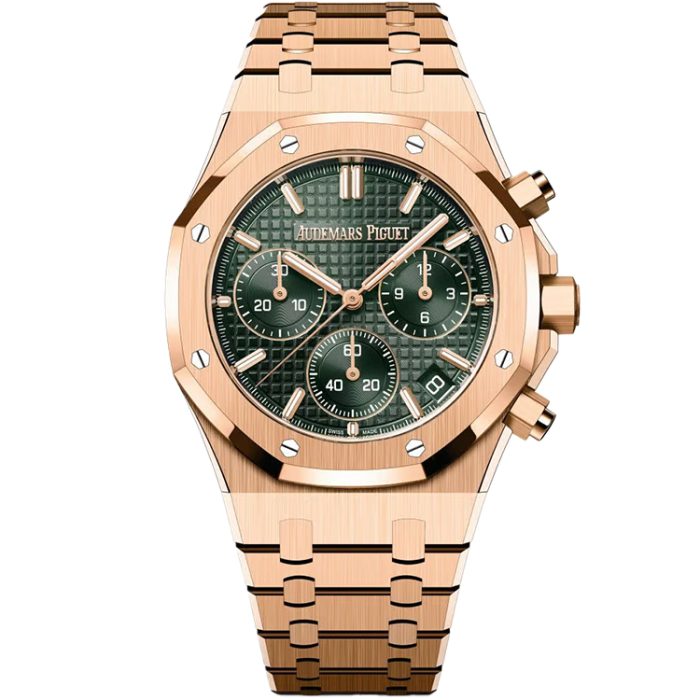 Audemars Piguet Royal Oak Green Rose Gold 41mm - Image 1