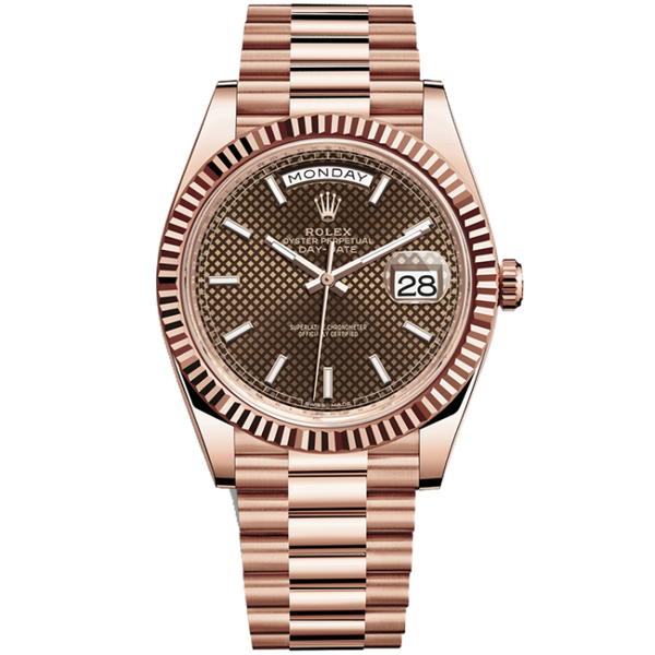 Rolex Day-Date Chocolate Rose Gold 40mm