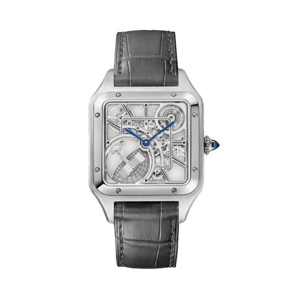 Cartier Santos Skeleton Skeleton Leather 31mm
