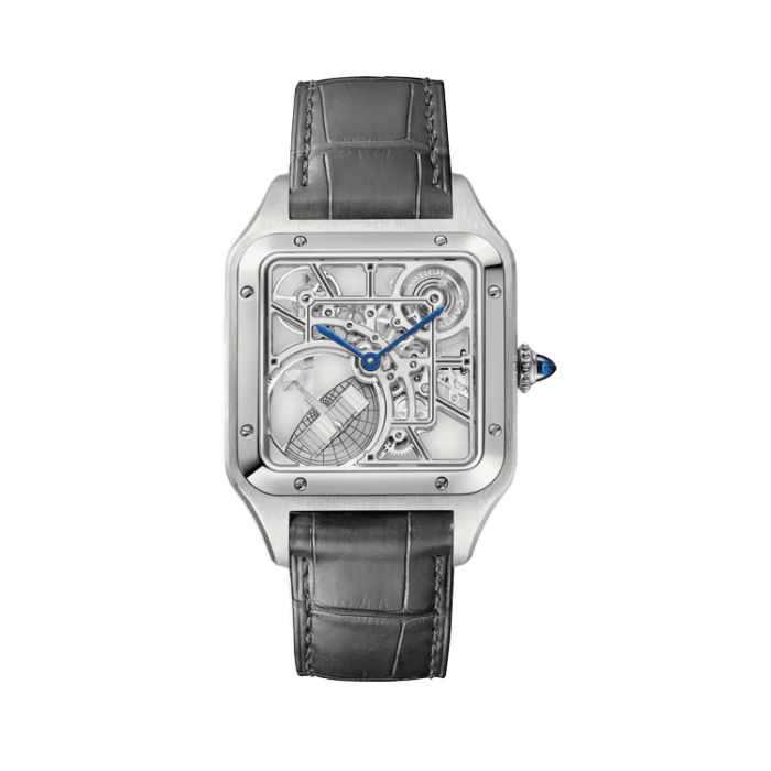 Cartier Santos Skeleton Skeleton Leather 31mm - Image 1