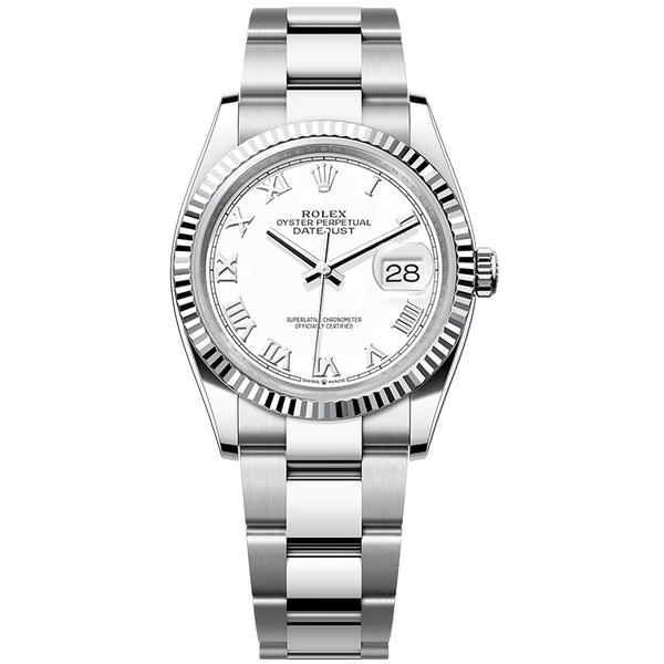 Rolex Datejust White Steel 36mm