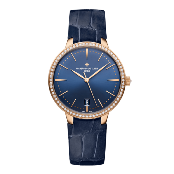 Vacheron Constantin Patrimony Blue Alligator Leather 36.5mm