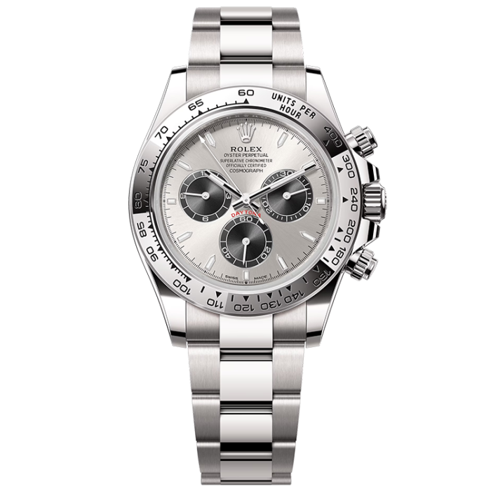 Rolex Daytona Silver White Gold 40mm - Image 1