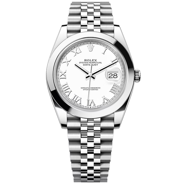 Rolex Datejust White Steel 41mm