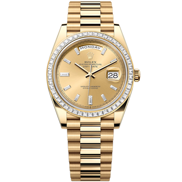 Rolex Day-Date Champagne Yellow Gold 40mm
