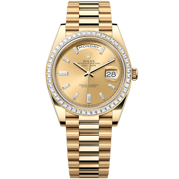 Rolex Day-Date Champagne Yellow Gold 40mm - Image 1