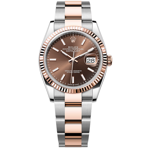 Rolex Datejust Chocolate Two-Tone 36mm