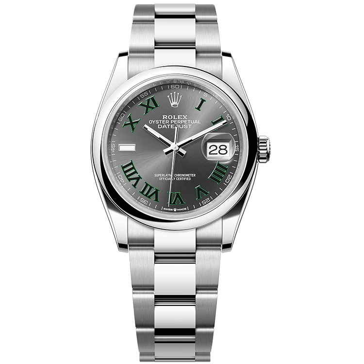 Rolex Datejust Grey Steel 36mm - Image 1