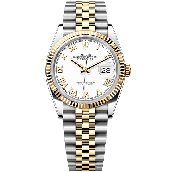 Rolex Datejust White Two-Tone 36mm