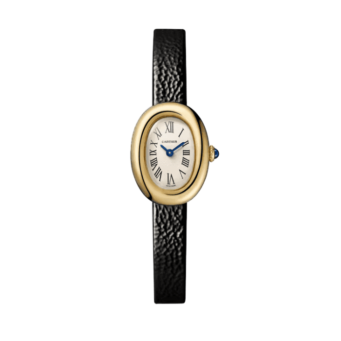 Cartier Baignoire White Leather 18.7mm - Image 1