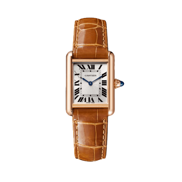 Cartier Tank Louis Silver Leather 22mm