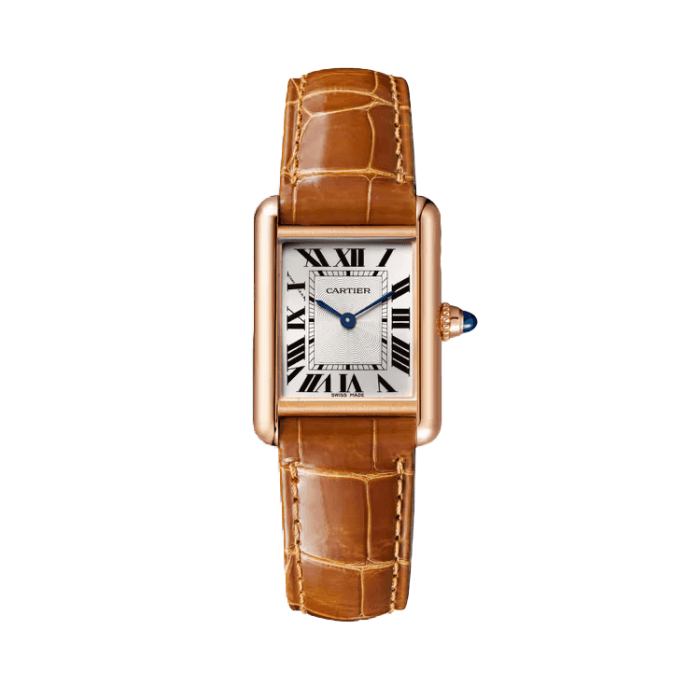 Cartier Tank Louis Silver Leather 22mm - Image 1