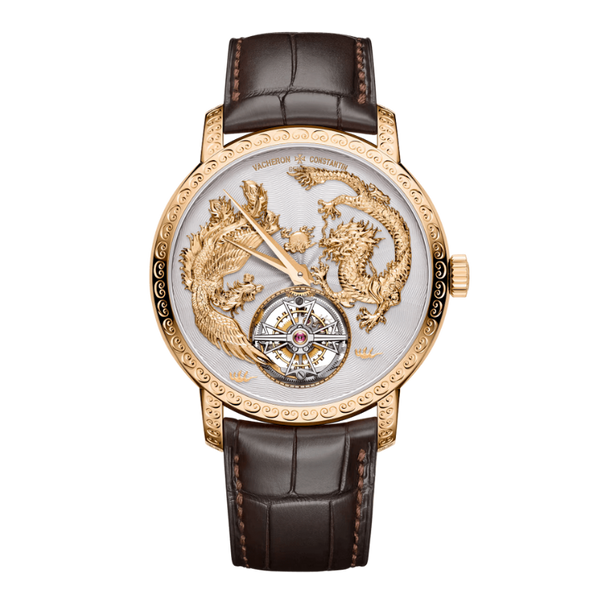 Vacheron Constantin Traditionnelle Tourbillon Gold Alligator Leather 41mm