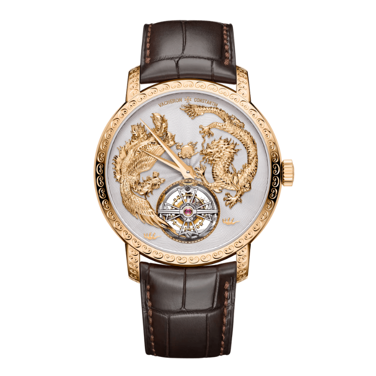 Vacheron Constantin Traditionnelle Tourbillon Gold Alligator Leather 41mm - Image 1