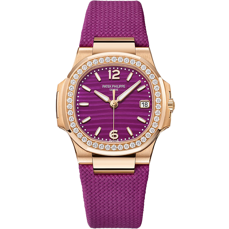 Patek Philippe Lady Nautilus Purple Fabric 32mm - Image 1