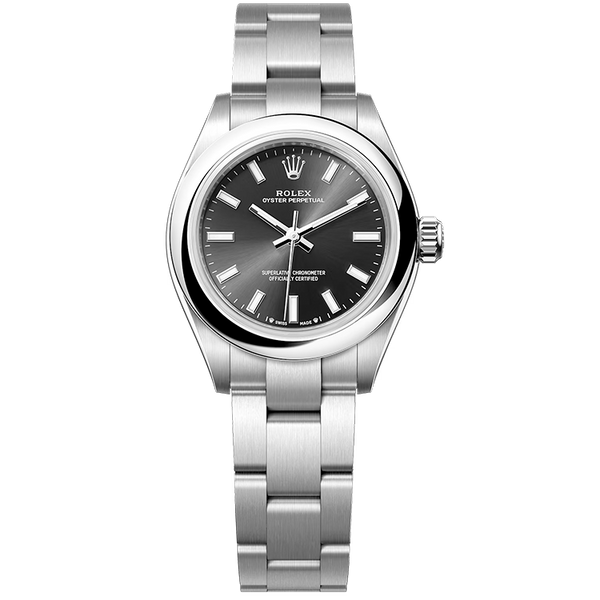 Rolex Oyster Perpetual Black Steel 28mm