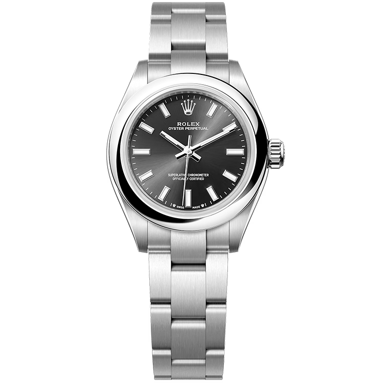 Rolex Oyster Perpetual Black Steel 28mm - Image 1