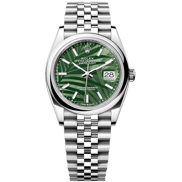 Rolex Datejust Green Steel 36mm