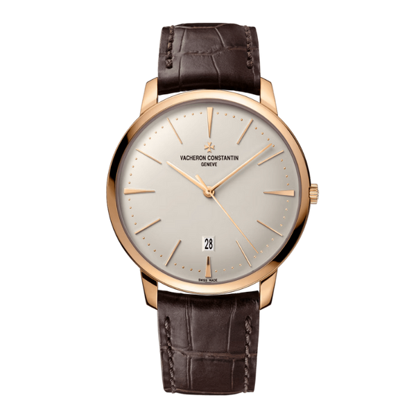 Vacheron Constantin Patrimony Silver Alligator Leather 40mm