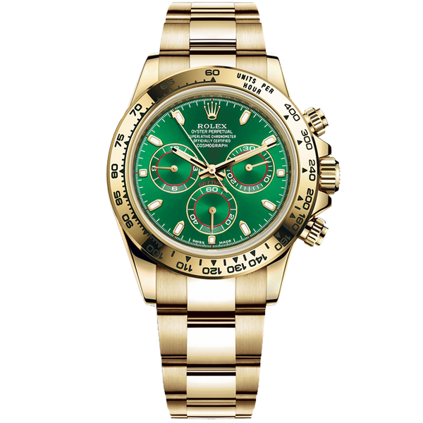 "John Mayer" Rolex Daytona Green Yellow Gold 40mm