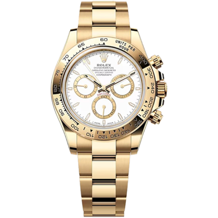 Rolex Daytona White Yellow Gold 40mm - Image 1