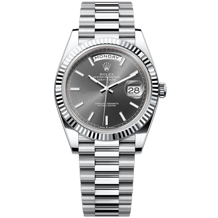 Rolex Day-Date Grey Platinum 40mm - Image 1