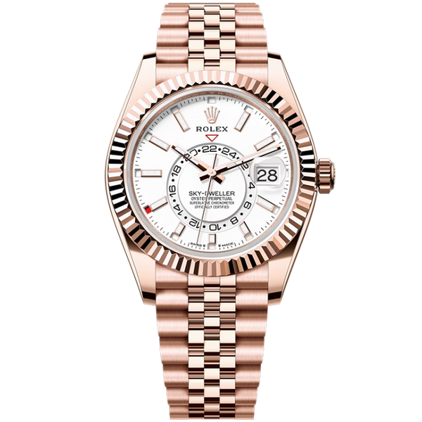 Rolex Sky-Dweller White Rose Gold 42mm