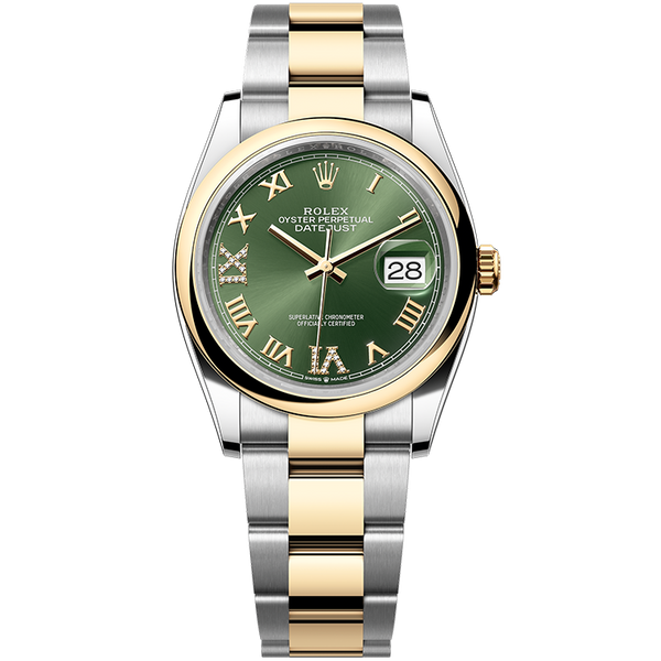 Rolex Datejust Green Two-Tone 36mm