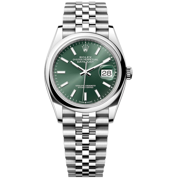 Rolex Datejust Green Steel 36mm