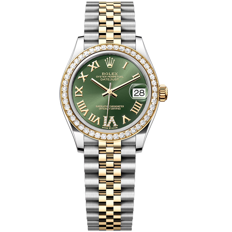 Rolex Datejust Green Two-Tone 31mm - Image 1