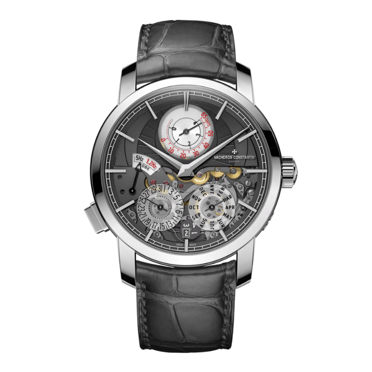 Vacheron Constantin Traditionnelle Perpetual Calendar Grey Alligator Leather 42mm - Image 1