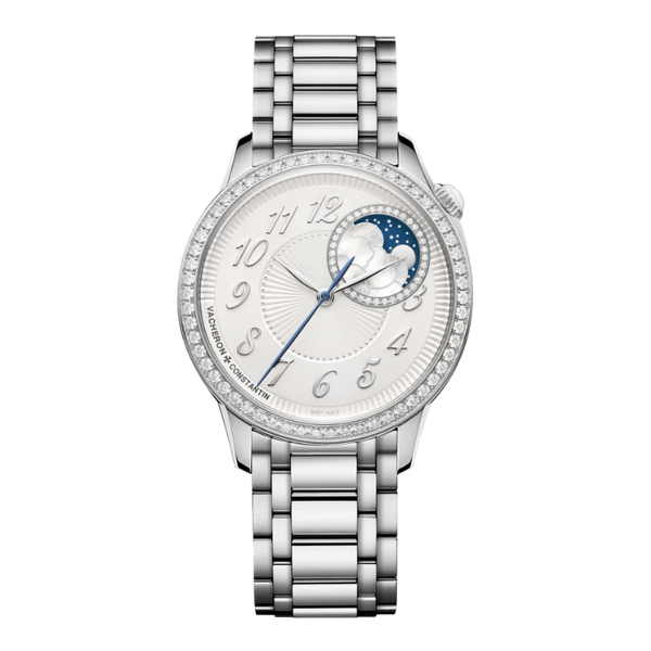 Vacheron Constantin Égérie Moon Phase White Steel 37mm