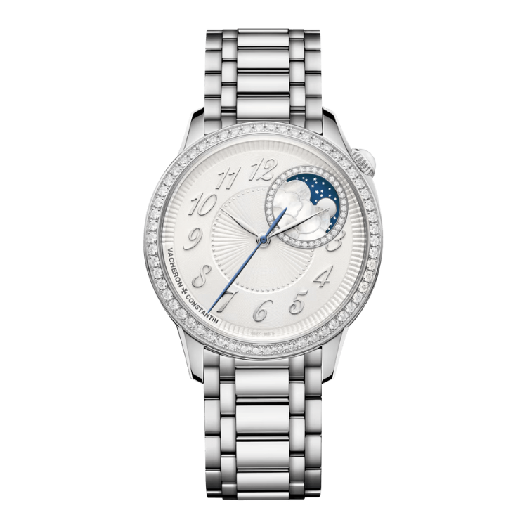 Vacheron Constantin Égérie Moon Phase White Steel 37mm - Image 1
