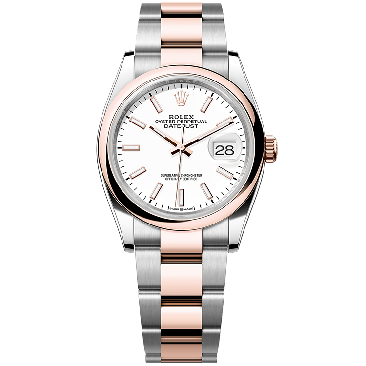 Rolex Datejust White Two-Tone 36mm - Image 1