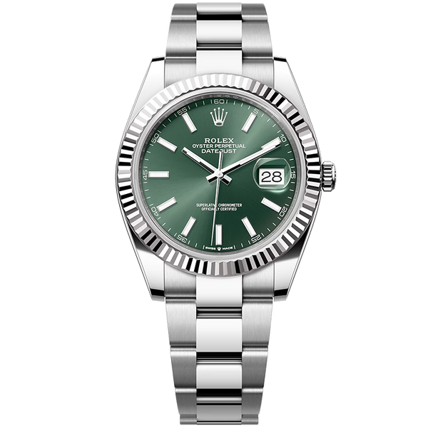 Rolex Datejust Green Steel 41mm