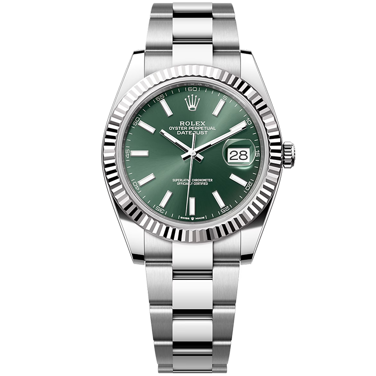Rolex Datejust Green Steel 41mm - Image 1