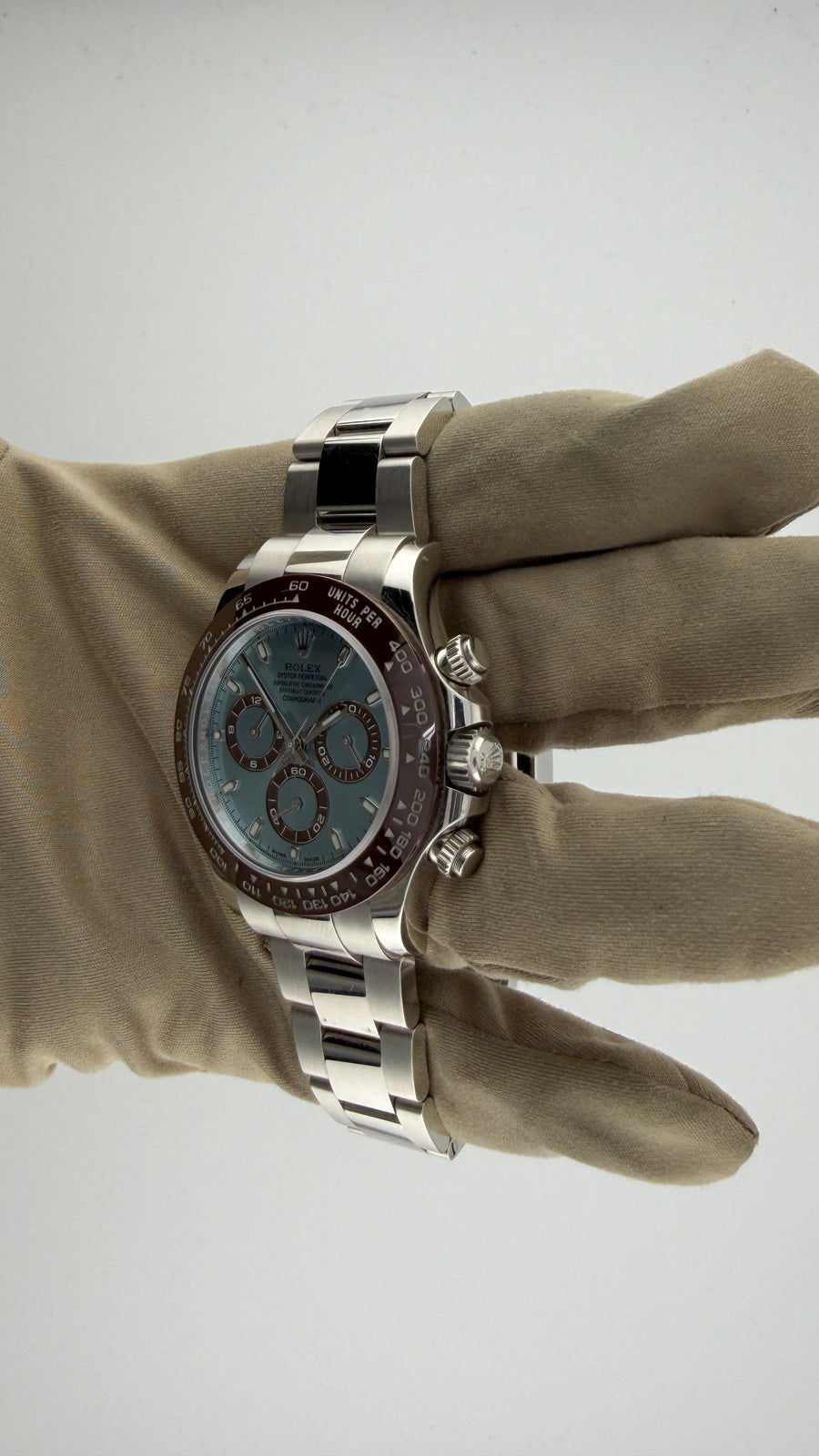 2022 Rolex Daytona Platinum Ice Blue Dial 116506 ( Watch,Box,Cards,Booklets,2X Tags) - Image 3