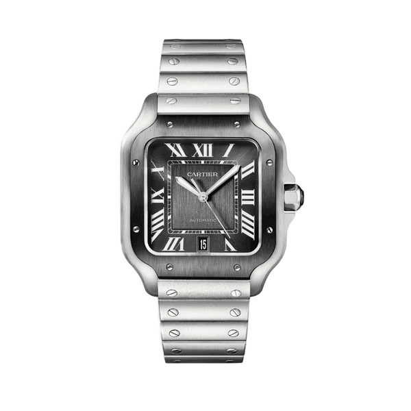 Cartier Santos De Cartier Black Steel 39.8mm