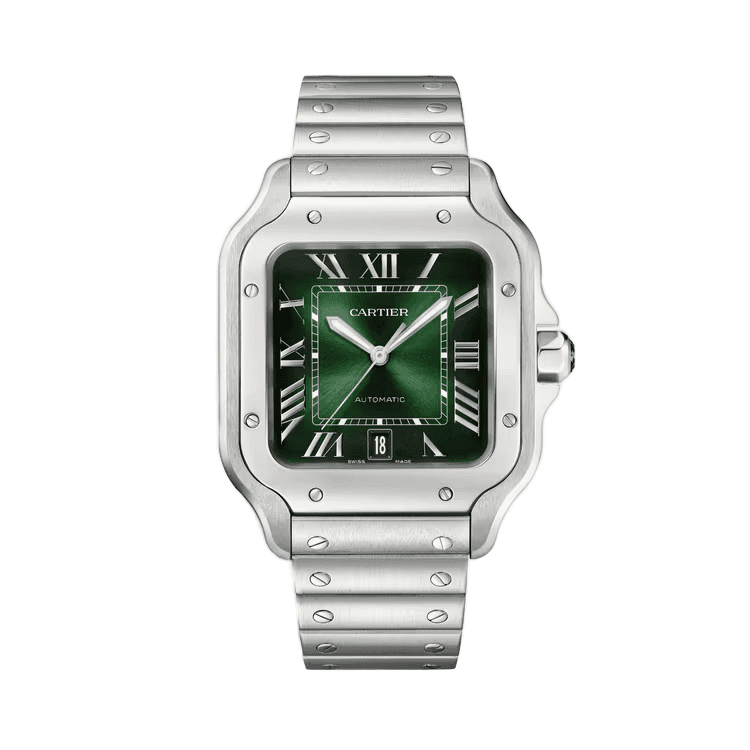 Cartier Santos De Cartier Green Steel 39.8mm - Image 1