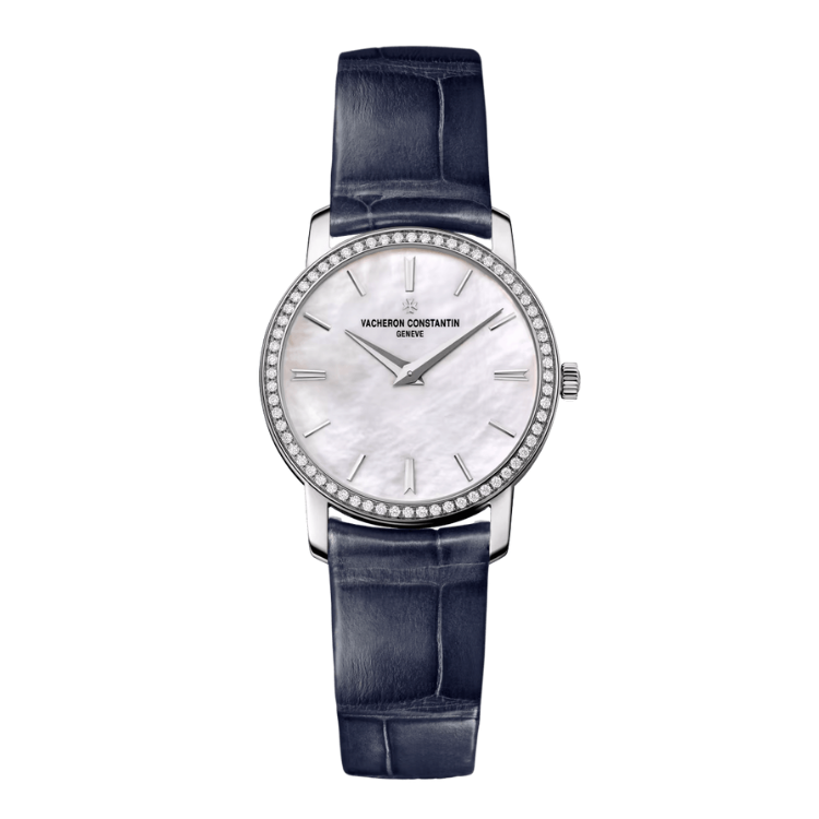 Vacheron Constantin Traditionnelle Quartz Mother of Pearl Alligator Leather 30mm - Image 1