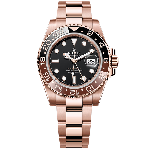 "Root Beer" Rolex GMT-Master II Black Rose Gold 40mm