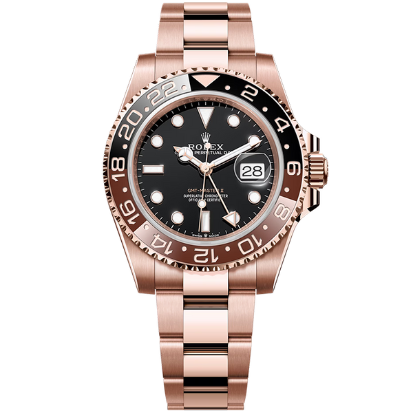 "Root Beer" Rolex GMT-Master II Black Rose Gold 40mm