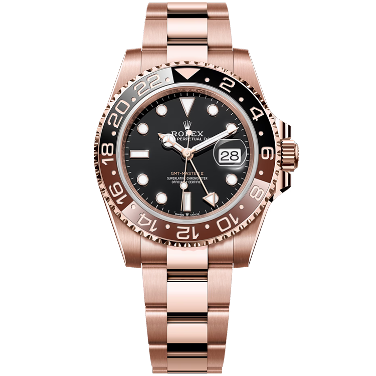 "Root Beer" Rolex GMT-Master II Black Rose Gold 40mm - Image 1