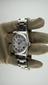 2003 Rolex Date-Just 36 White Roman 16200 (Watch,Box & Booklets) - Thumb 3