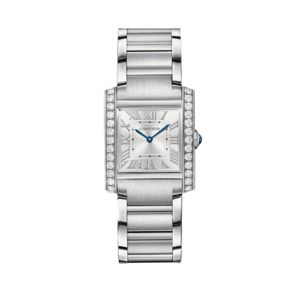 Cartier Tank Française Silver Steel 27mm